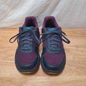 Kuru Quantum Women's Size 11 Wide Athletic Shoes Purple Navy Sneakers READ